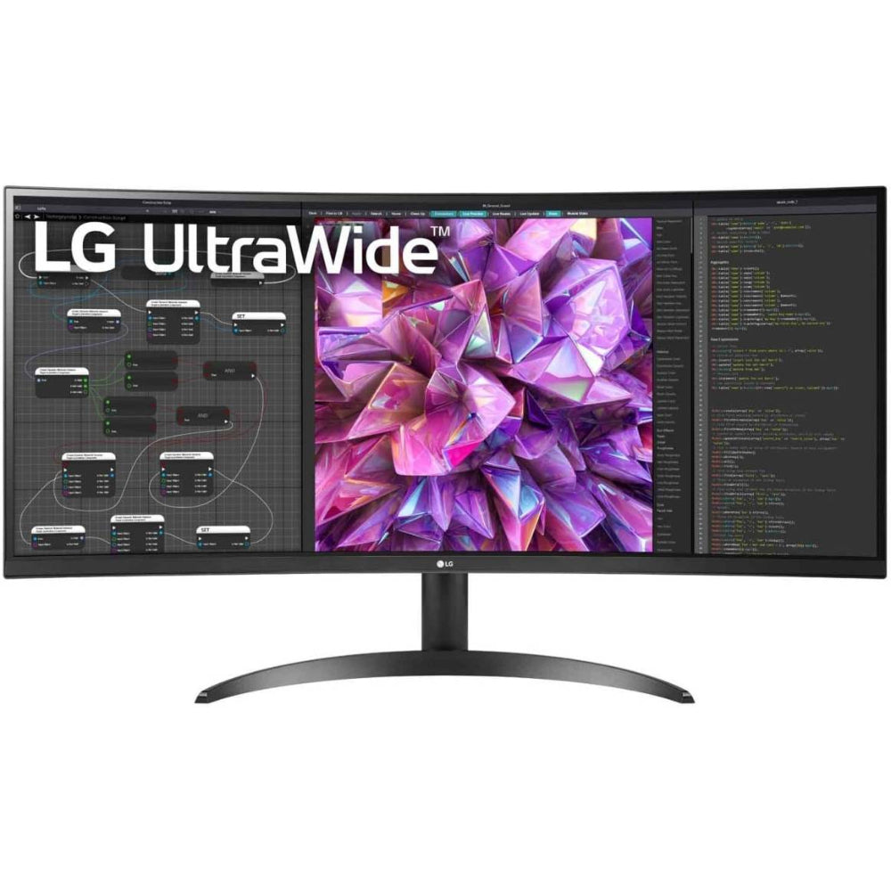 LG 34WQ60C UltraWide QHD Curved Monitor, 34 Inch