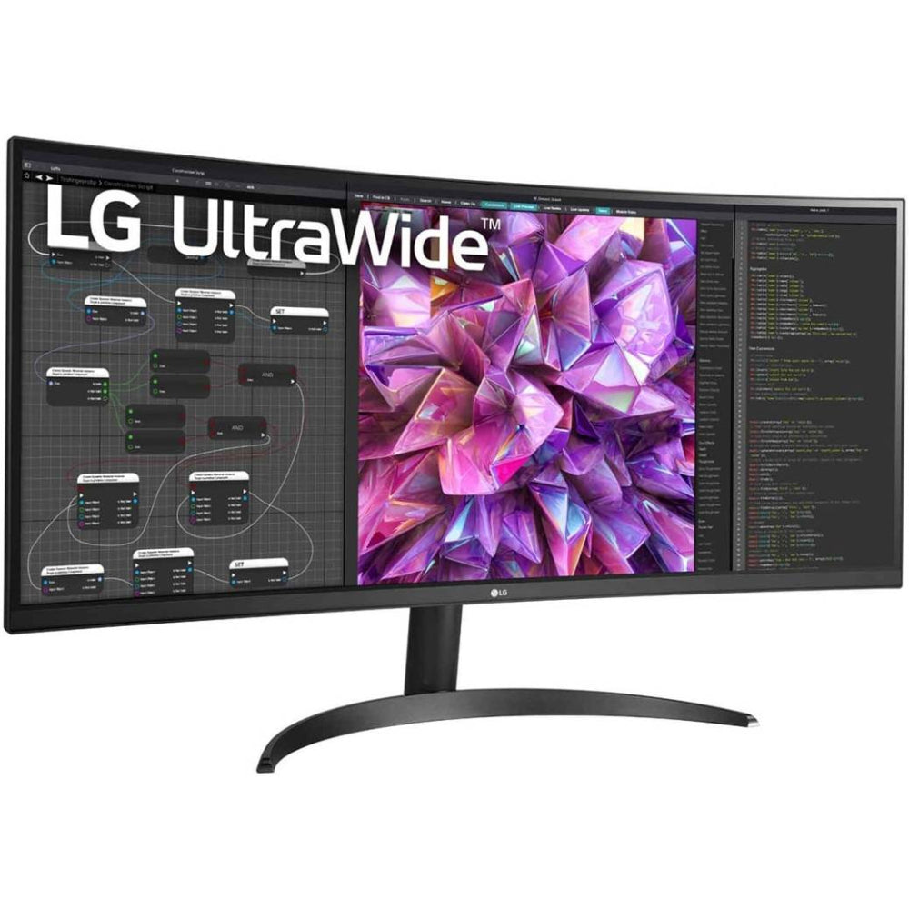 LG 34WQ60C UltraWide QHD Curved Monitor, 34 Inch