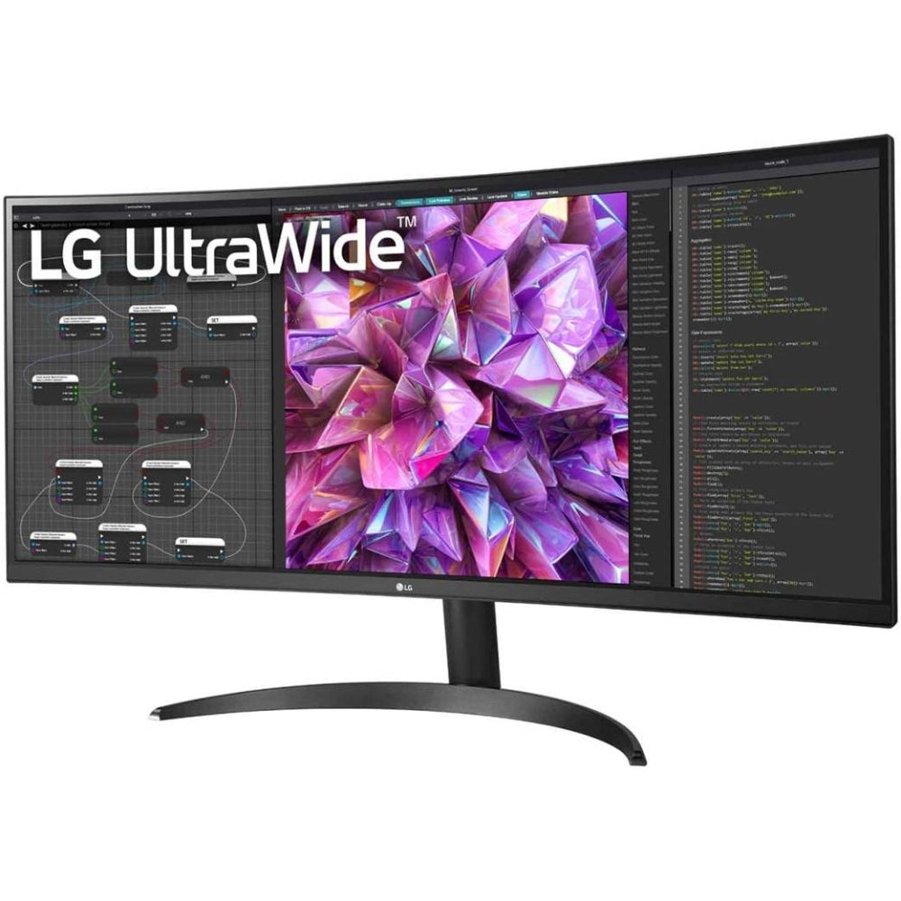 LG 34WQ60C UltraWide QHD Curved Monitor, 34 Inch