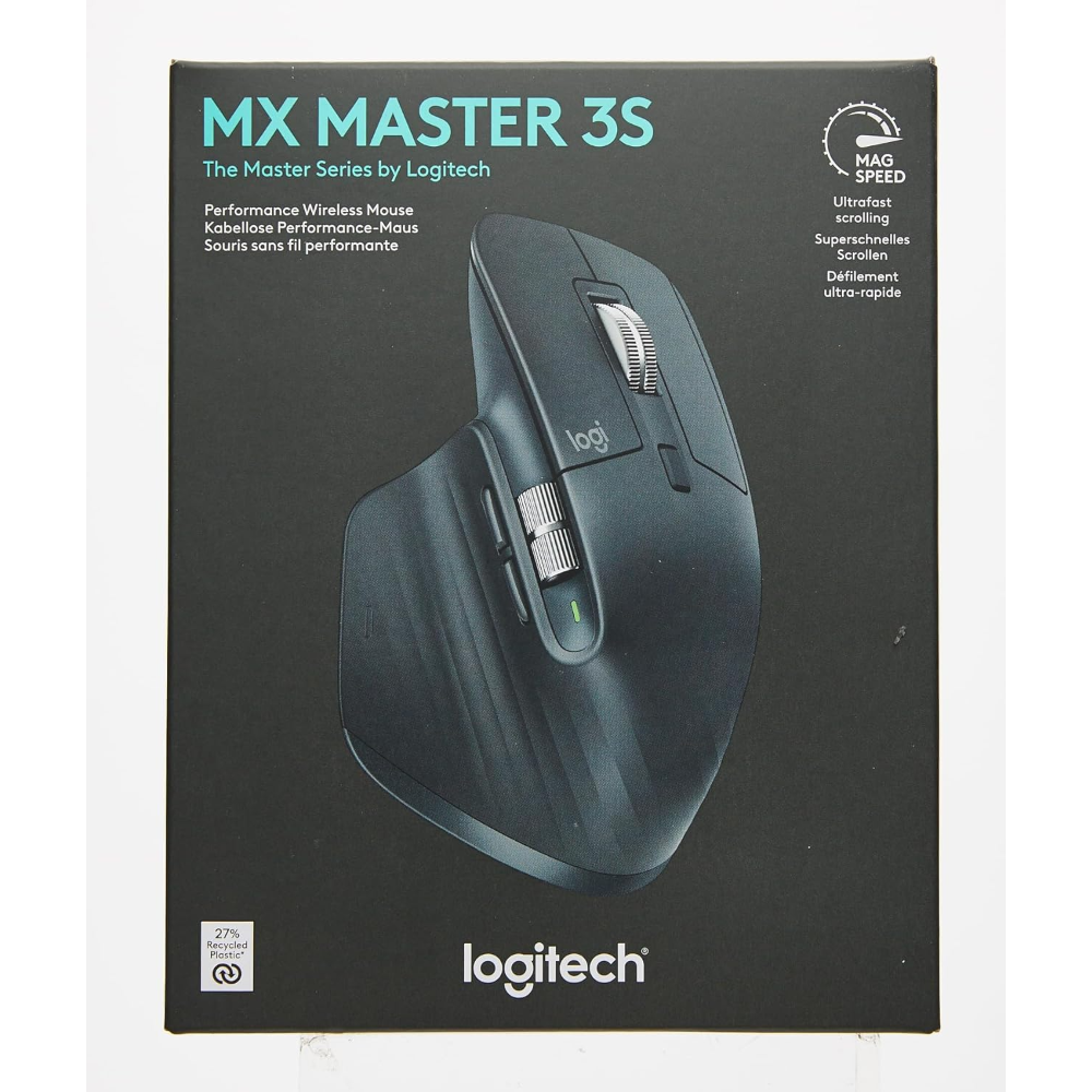 Logitech MX Master 3S Wireless Mouse, 8000 DPI
