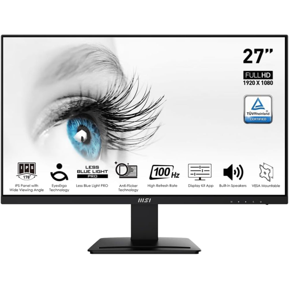 MSI PRO MP273A FHD Monitor, 27 Inch
