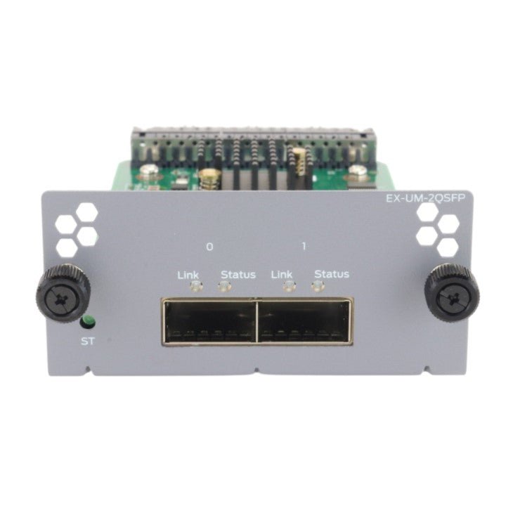 وحدة Uplink جونيبر EX-UM-2QSFP-MR بسرعة 40 جيجابت إيثرنت، 2 منفذ